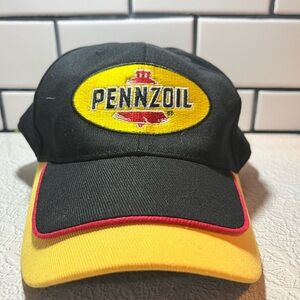 Vintage pennzoil racing ball cap snap back clean no stains or marks